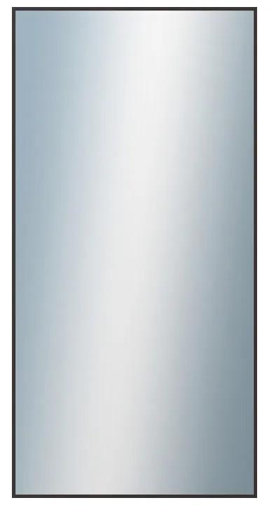 DANTIK - Zrkadlo v rámu, rozmer s rámom 60x120 cm z lišty Hliník čierna (7022021)