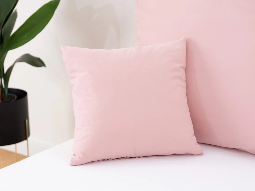 Bavlnená obliečka na vankúšik Renforcé 40 × 40 cm – Jasmine staroružová