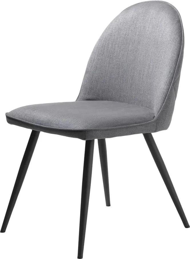 Sivá jedálenská stolička Unique Furniture Minto | BIANO