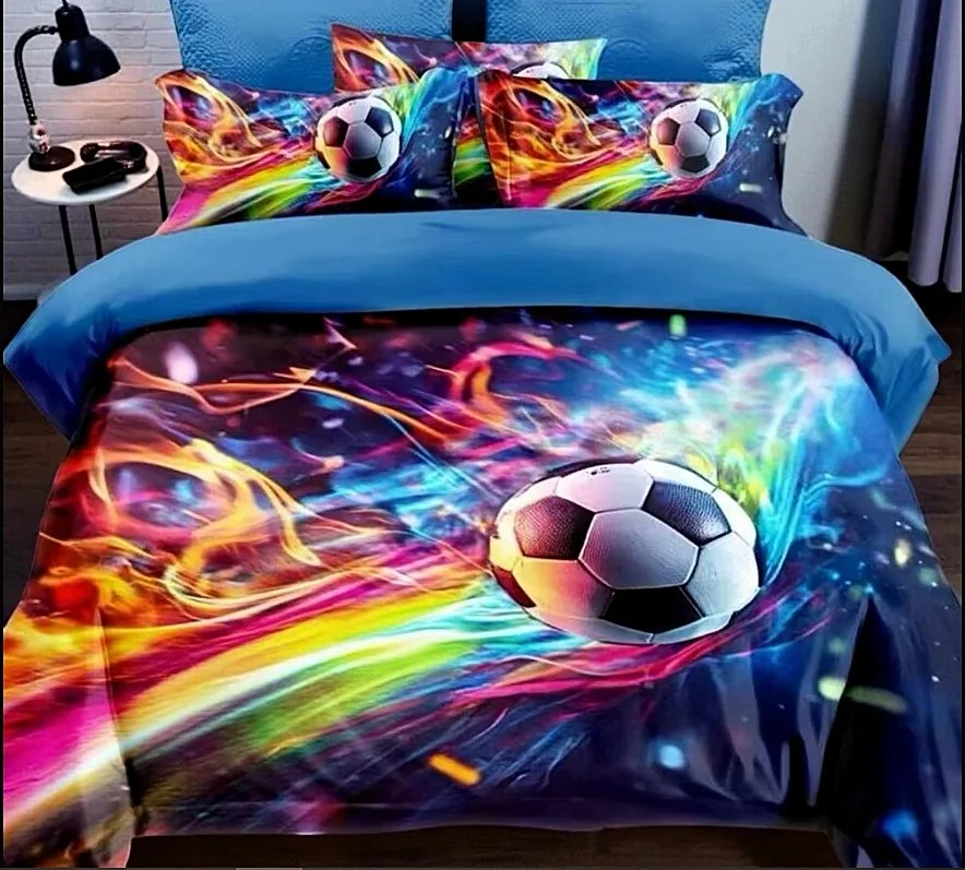 Obliečky Futbal 1 Bavlna 3-dielna súprava