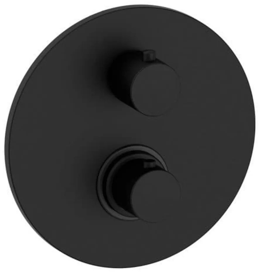 Sprchová batéria Paffoni Light vrátane podomietkového telesa čierna LIQ013NO