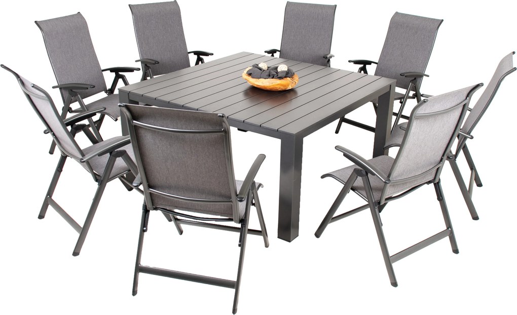 Doppler PRATO YELMO ALU, polohovacie kreslá, 8+1