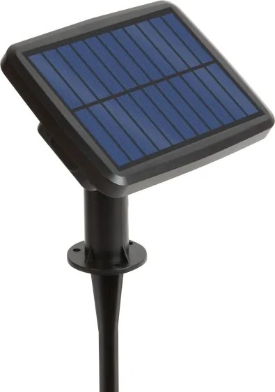 LED RGBIC solárny reťazec 15xLED/1,3W/3,7V 2200 mAh 8 m IP65 čierny + diaľkové ovládanie