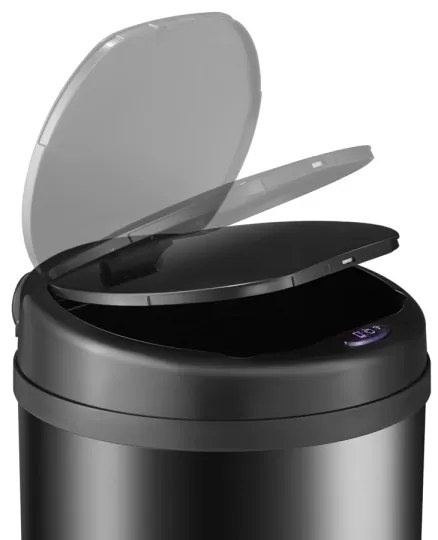 Odpadkový koš automatický senzor 30 litrov čierna