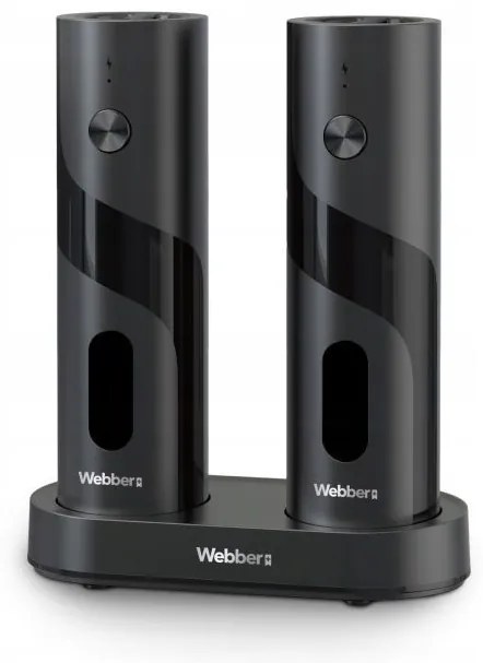 Set dvoch elektrický mlynček na soľ a korenie