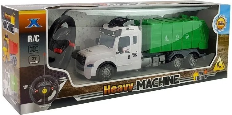 LEAN Toys Nákladné auto na odpadky na diaľkové ovládanie R/C