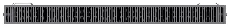 Mexen, Mexen Flat CF22 panelový radiátor 600 x 400 mm, bočné pripojenie, 633 W, antracit - W422F-060-040-66