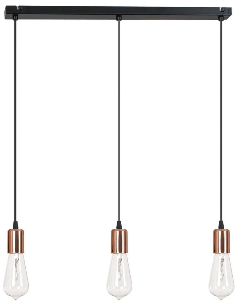 Závesné svietidlo Edison, výber z 3 farieb