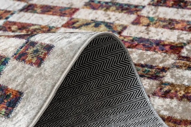 Protišmykový koberec / behúň ANDRE 43780 béžový / terakota