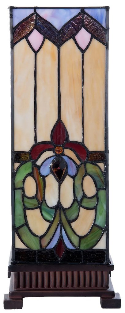 Stolná lampa Tiffany Bend - 17 * 17 * 44 cm