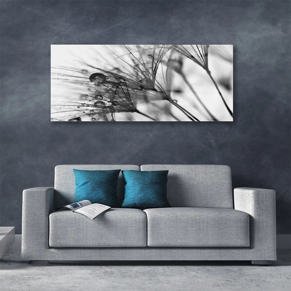 Obraz na akrylátovom skle Abstrakcie rastlina 125x50 cm