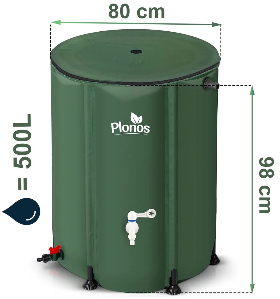 Nádrž na dažďovú vodu 500 l Plonos PL-521