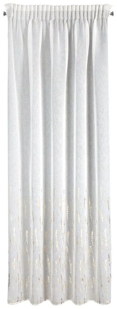 ZÁCLONA NA PÁSKE LINZI 140X270 CM VZOROVANÁ