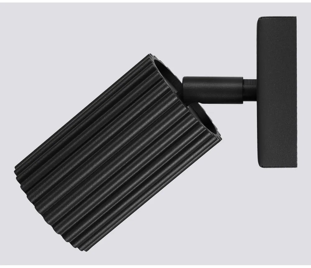 Čierne bodové svietidlo 8x16 cm Gleam – Sollux