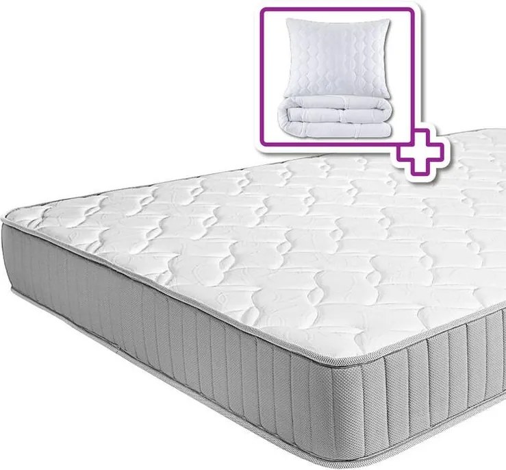 Obojstranný matrac VISCOFOAM DUO 20 cm + prešívané periny s Aloe Vera ZADARMO 80 x 200 cm