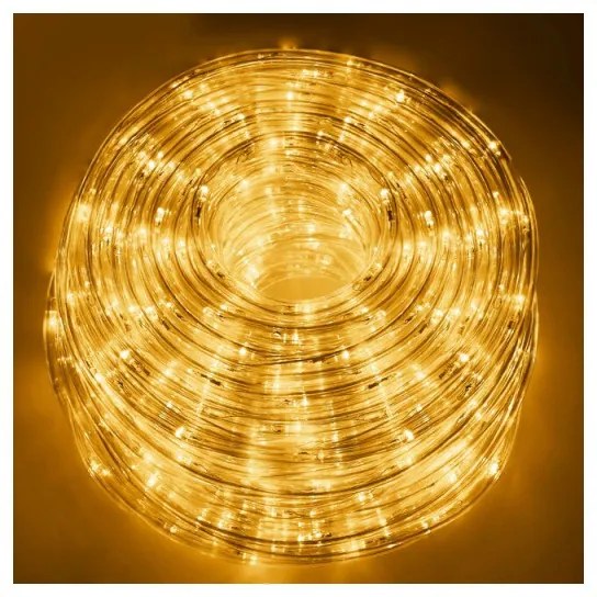 SPRINGOS LED svetelná hadica - 20m, 480LED, 8 funkcií, IP44, teplá biela