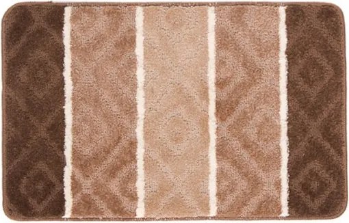 Kúpeľňový koberček MULTI A5132 ROMBY camel, hnedý