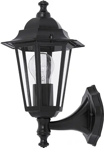 Rábalux Velence 8204 vonkajšie nástenné lampy  čierny   kov   E27 1x MAX 60W   IP43