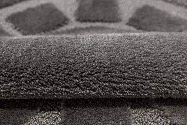 Kúpeľňový koberček Ocean sivý kruh