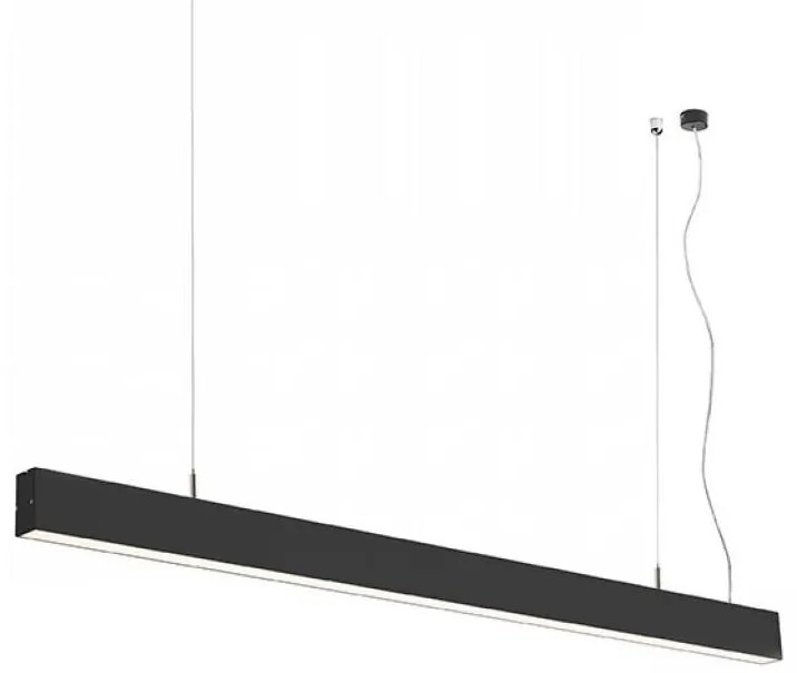 RED - Design Rendl - R12719 - LED Luster na lanku PESANTE LED/40W/230V čierna