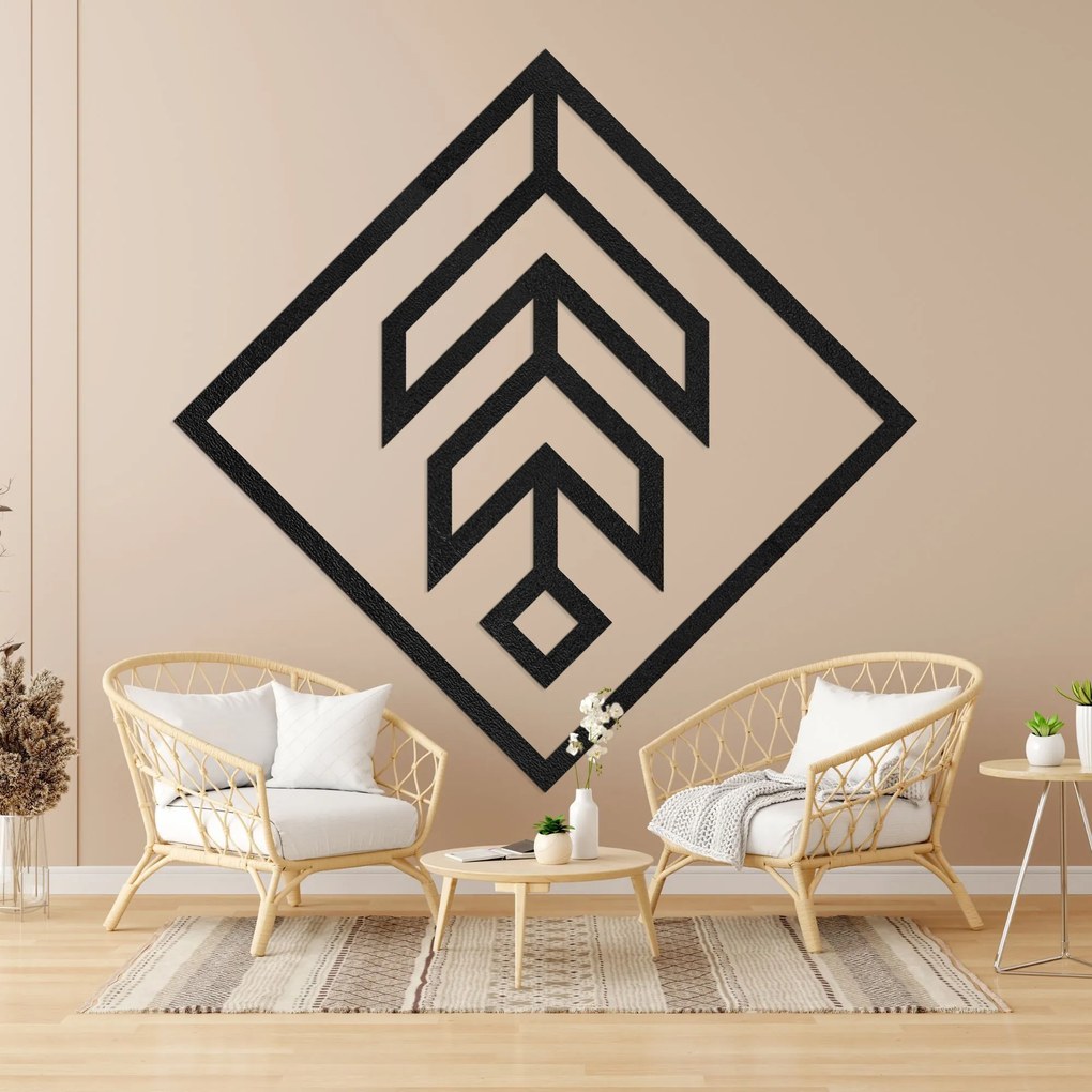 SENTOP | Nástenná geometrická dekorácia štvorec | SENTOP HDF0397-C