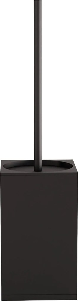 Rea Til, kovový stojan na WC s kefou, čierna matná, REA-88095