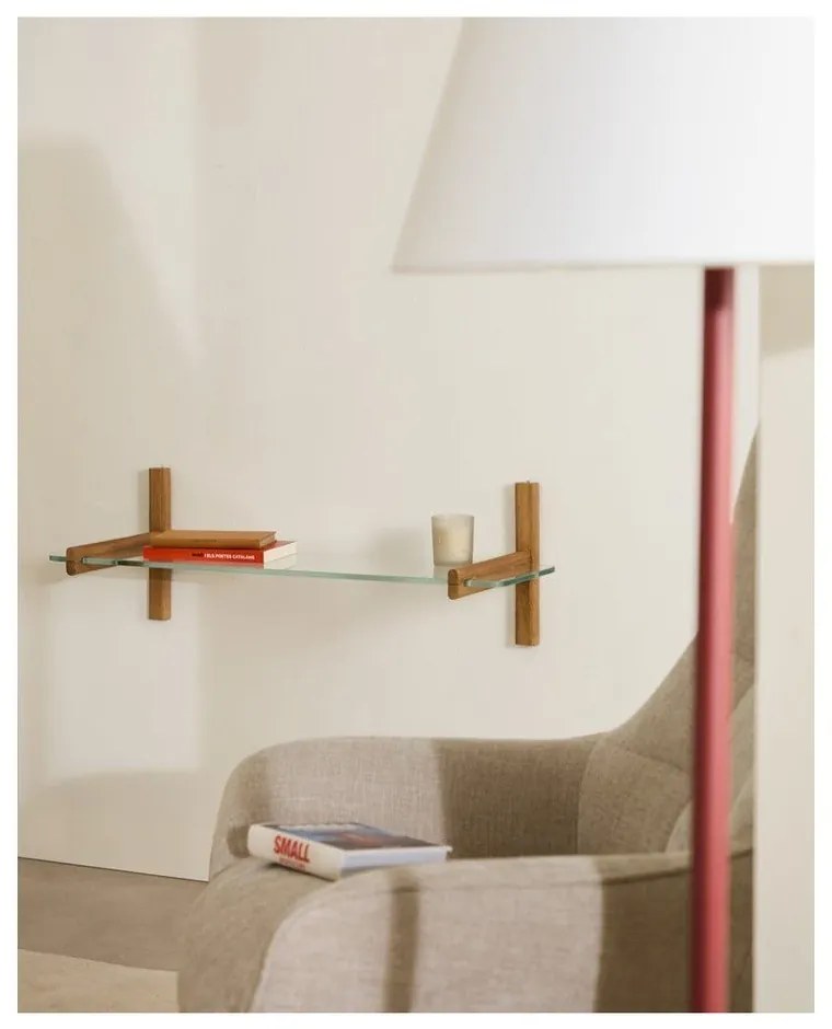 Sklenený komponent - polica 90x10 cm Sitra – Kave Home