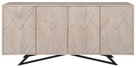 Komoda 45881 170cm Metropolitan Drevo Mango Bielené - Komfort-nábytok
