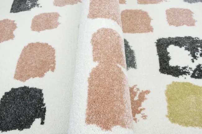 Detský koberec LIMA M038A krémový / ružový