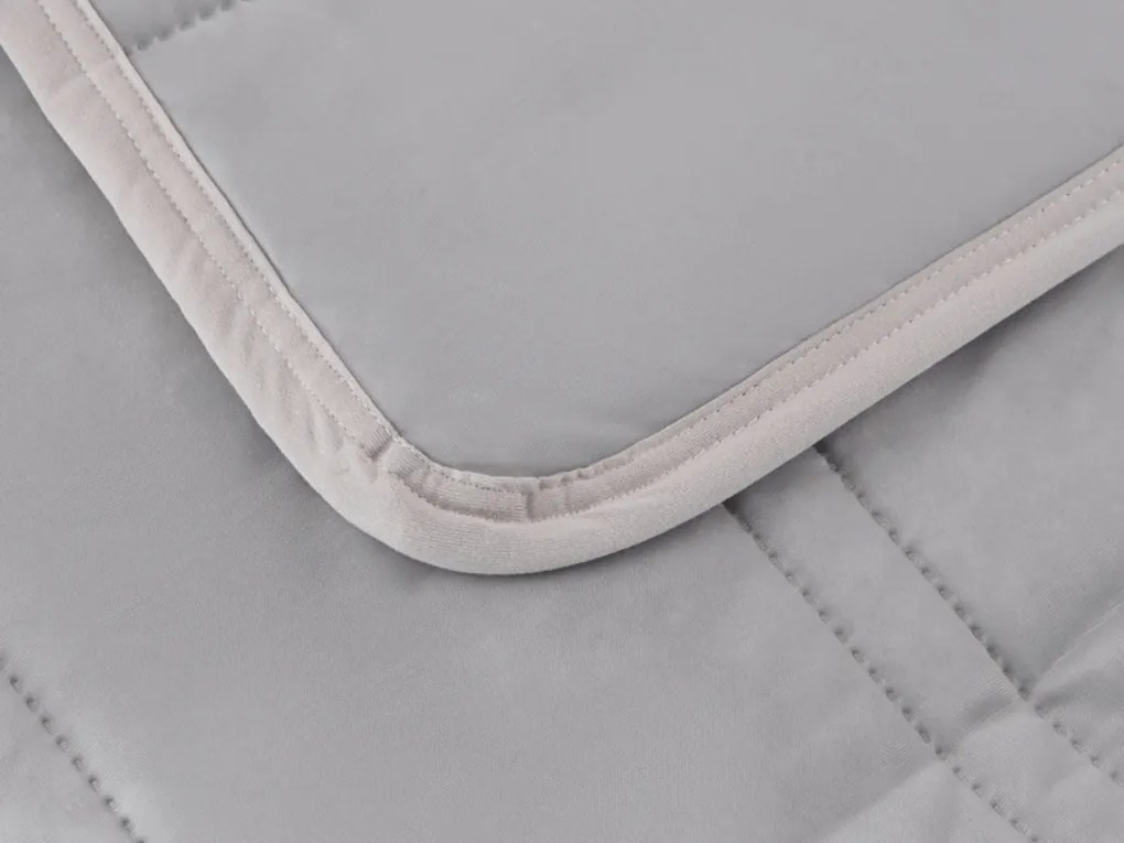 Chladiaca letná prikrývka CELIA, sivá Rozmer: 200 x 220 cm