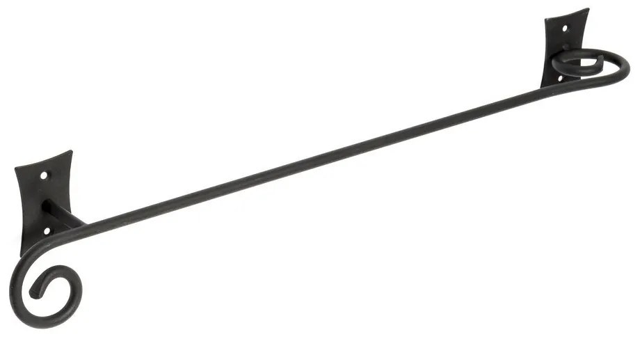 Sapho Sapho, REBECCA držiak uterákov 450x61mm, čierna, CC420