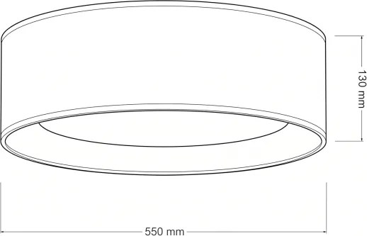 BRILAGI - LED stmievateľné stropné svietidlo veľké SMD 36W/230V 3000-6000K pr. 55 cm béžová WT + diaľkové ovládanie