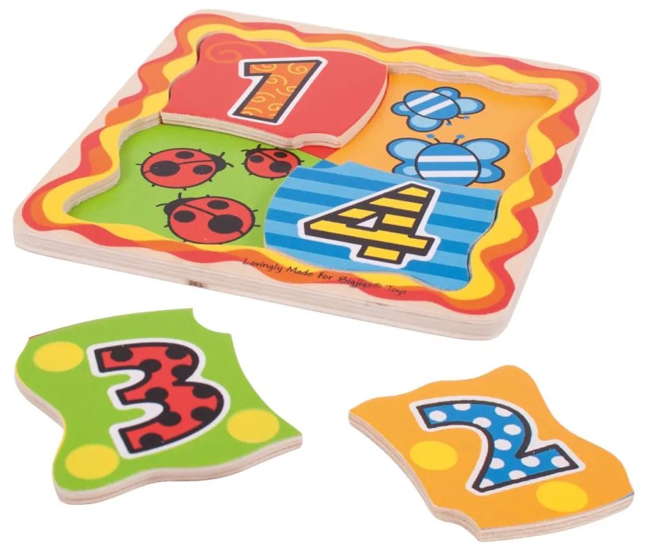Bigjigs Toys Moje prvé počítacie puzzle