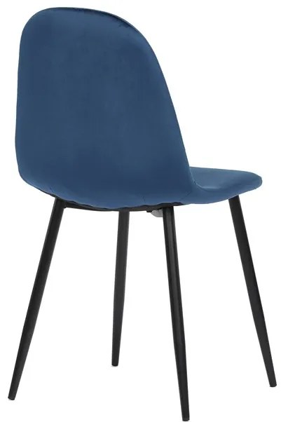 Autronic BONTEC Jedálenská stolička, modrá, zamatová látka, CT-971 BLUE4 Farba: Zelená