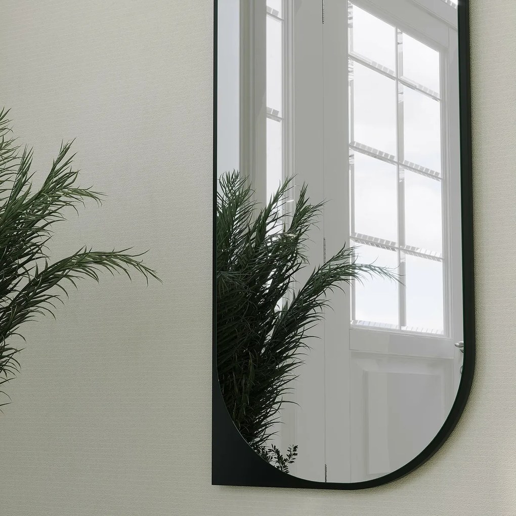 Livi Čierne zrkadlo 52 x 152 cm