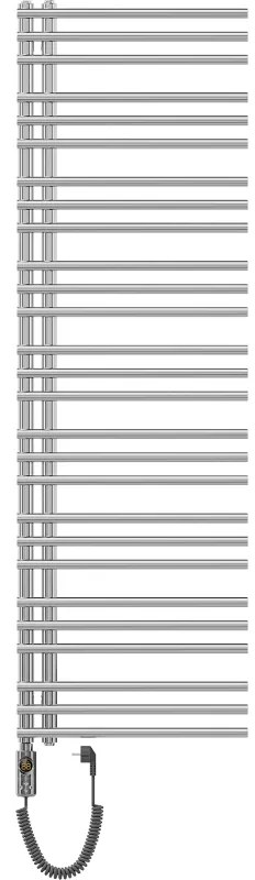 Mexen Neptun, elektrické vykurovacie teleso 1600 x 500 mm, 600 W, chrómová, W101-1600-500-2600-01