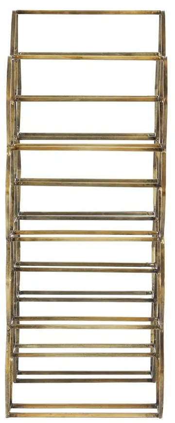 Kovový regál na víno v bronzovej farbe na 12 fliaš Salbris - Light & Living