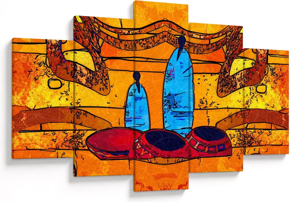Obraz - Staroveká maľba (150x105 cm)