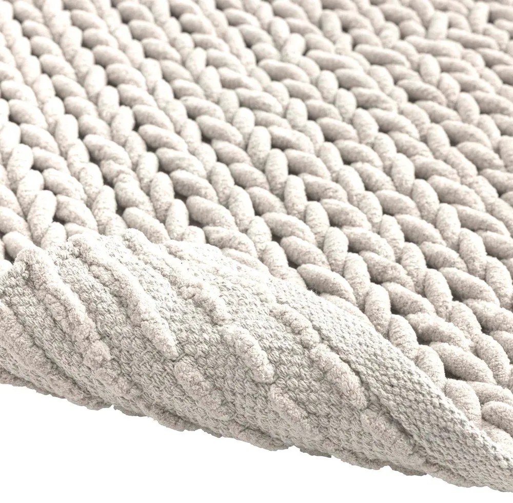 Krémová kúpeľňová predložka 50x80 cm Ariel – douceur d'intérieur