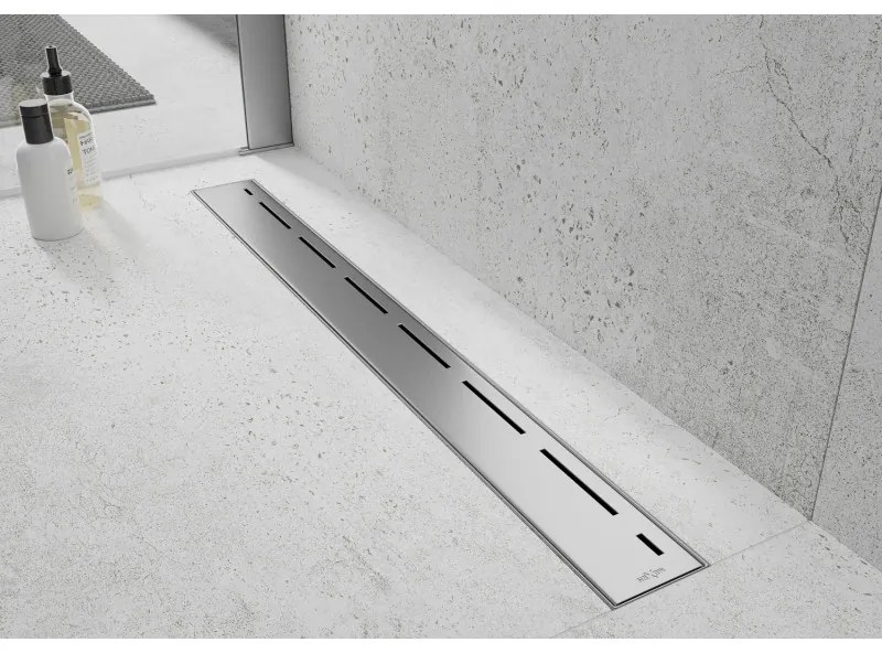 Mexen Flat nerezový sprchový žľab 60 cm vzor M03, 1022060-15