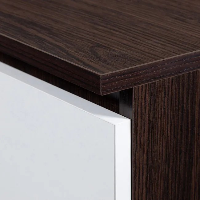 Nočný stolík CL2 2SZ CLP wenge / biely