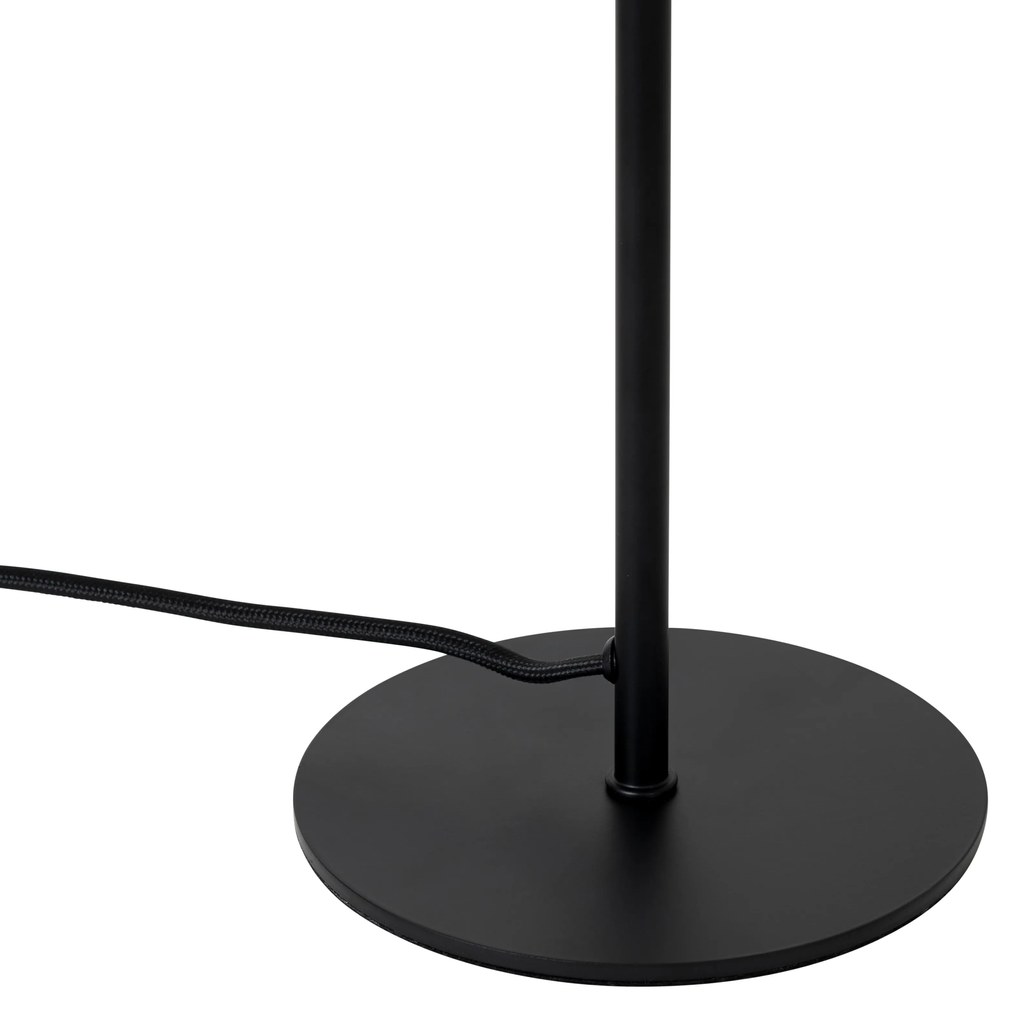 Dizajnová stolná lampa čierna - Triangolo