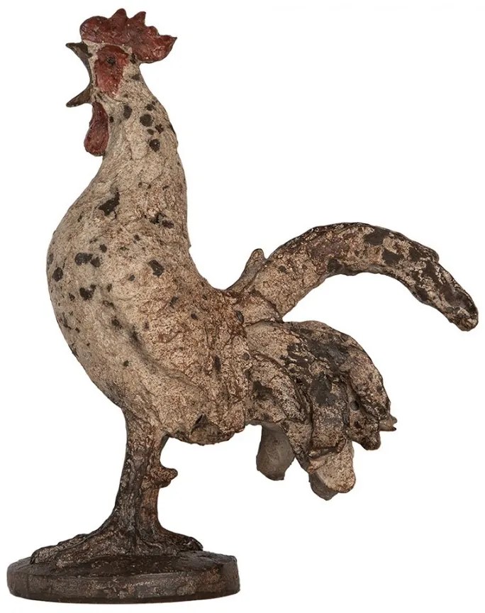 Decorative Figurine Chicken 26x13x33 Cm Beige Plastic - 26*13*33 cm