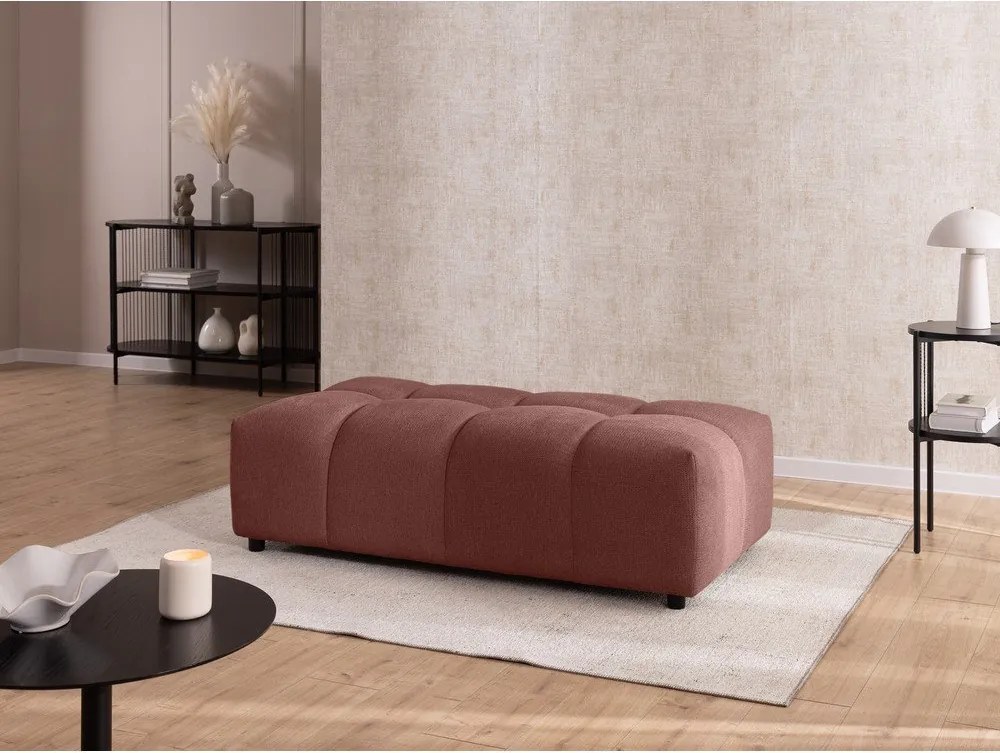 Podnožka v terakotovej farbe Albane – Ropez