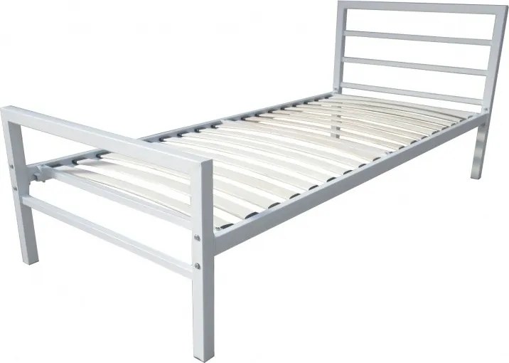 Hector Kovová postel Eveline 90x200 jednolůžko bílé