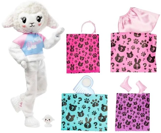 Barbie Bábika v plyšovom kostýme (ovce) (100381532)
