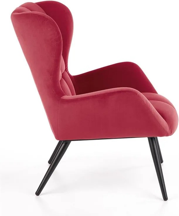 Relaxačné kreslo Tawanna (bordová). Vlastná spoľahlivá doprava až k Vám domov. 1039529