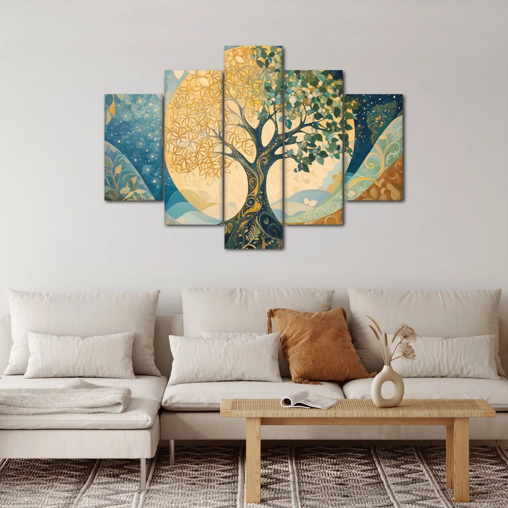 Obraz – Strom života v mesiaci (150x105 cm)