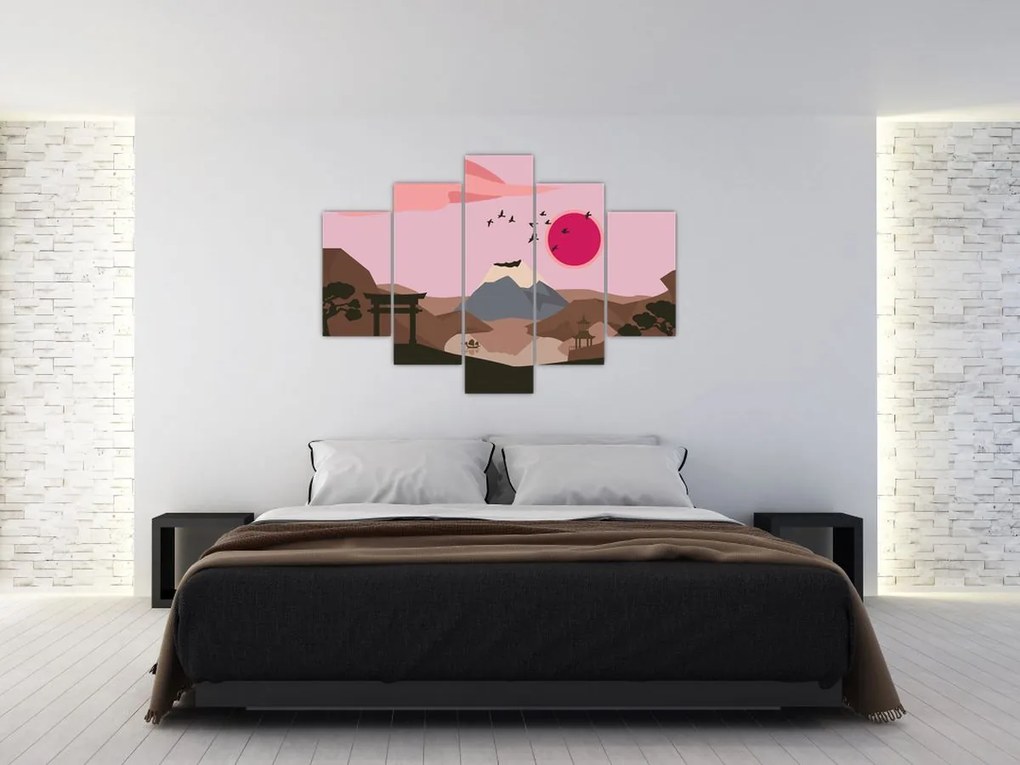 Obraz - Japonsko N⁰2 (150x105 cm)