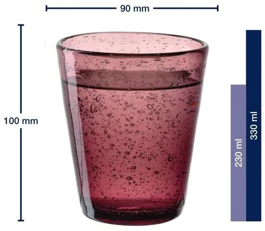 VÝPREDAJ Leonardo pohár Burano teplá farba 330 ml
